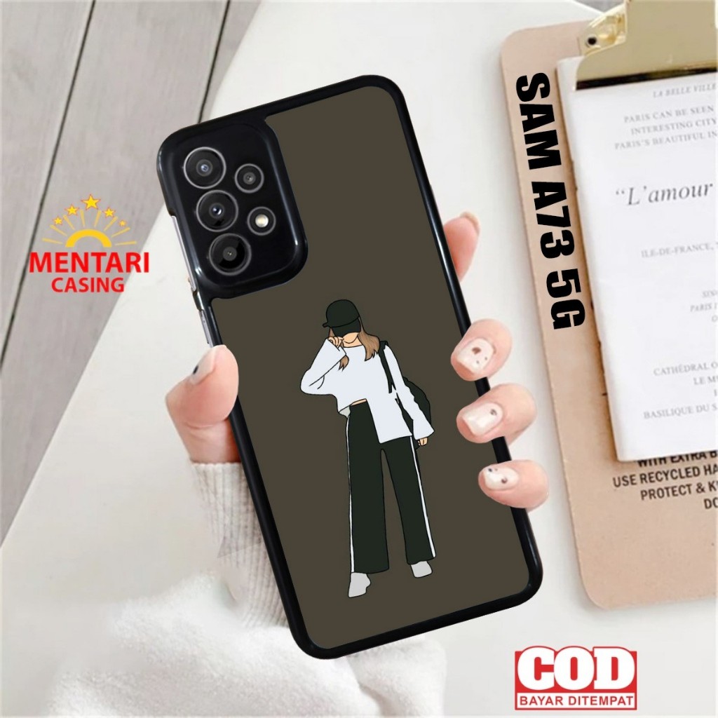 Case Samsung A73 5G Terbaru Girls Casing Samsung A73 5G Terlaris Hardcase Softcase Premium Glosy