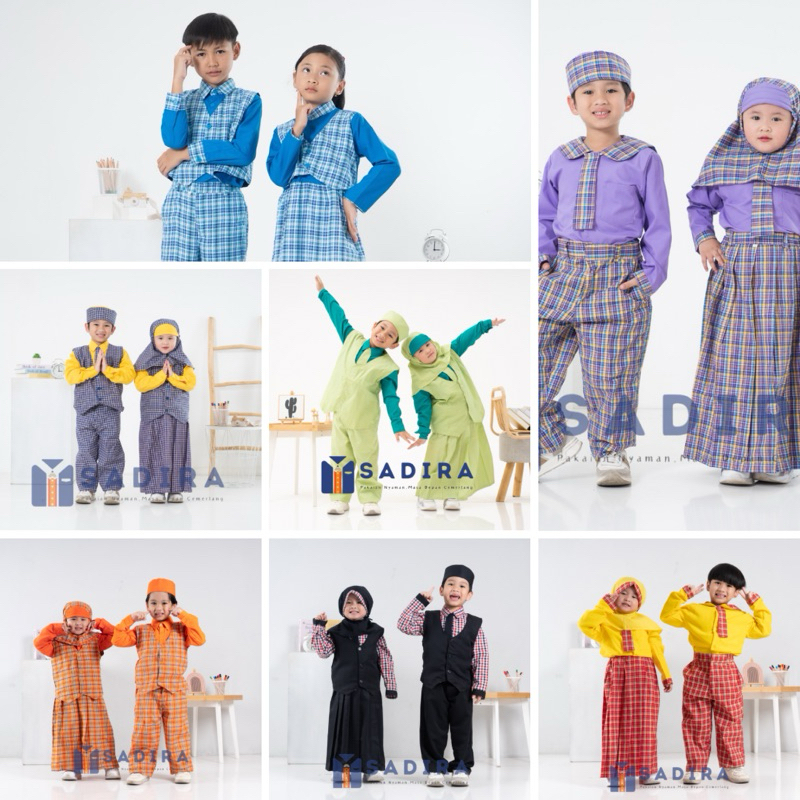SERAGAM TK PAUD RA MUSLIM, BAJU MUSLIM ANAK TK