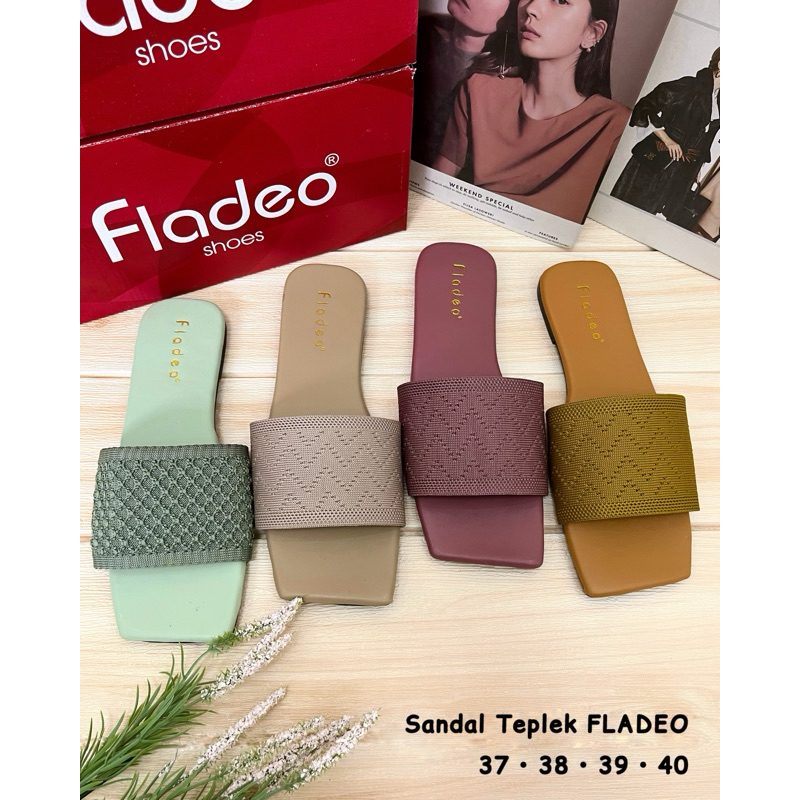 FLADEO Sandal Teplek Sandal Wanita Fladeo