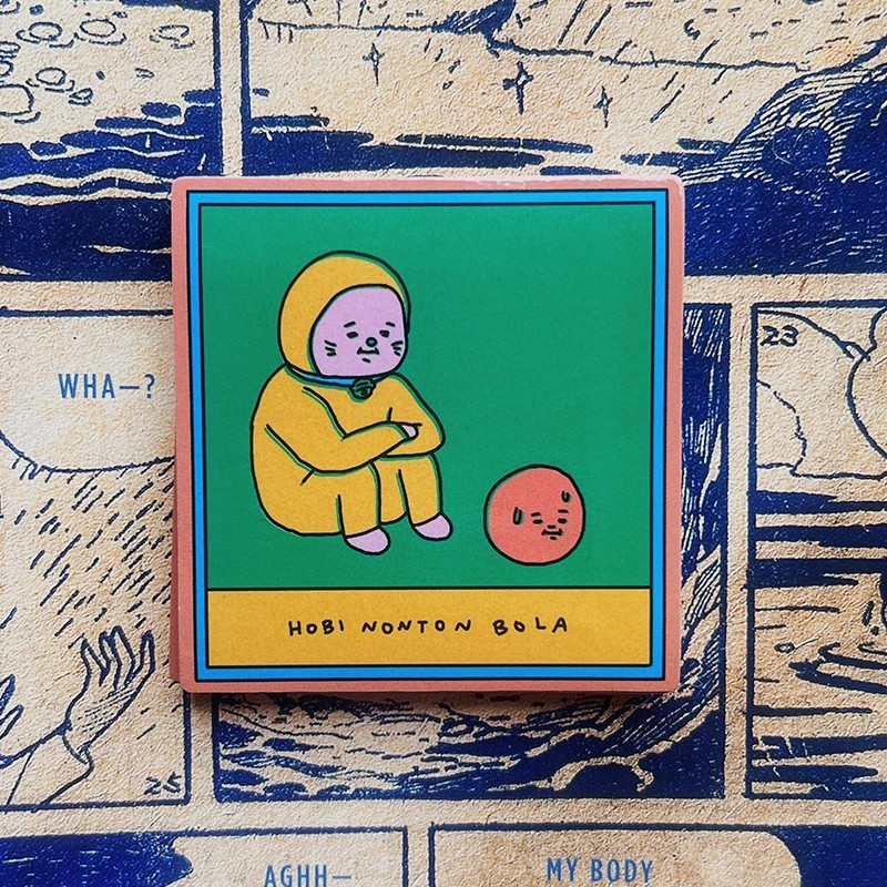 

Hobi Nonton Bola - Vinyl Sticker