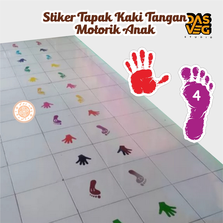 

Stiker Tapak Kaki dan Tangan Motorik Anak