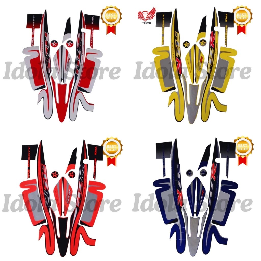 Stiker Striping Yamaha F1ZR 2001 Caltex List Stiker Standar F1ZR 2001 Caltex Terbaik Termurah