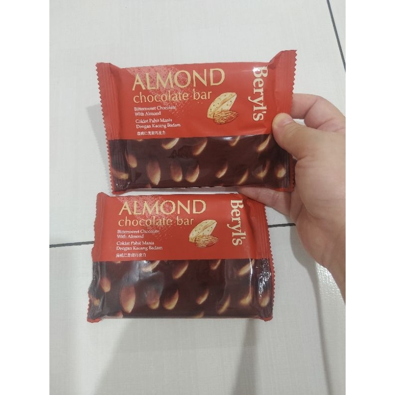 

Beryls' / Beryl's Almond Bitter Chocolate Bar 100 gram