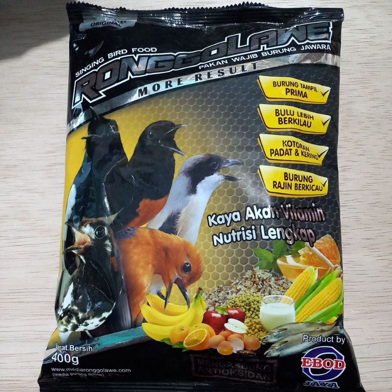 Pakan wajib burung jawara Ronggolawe
