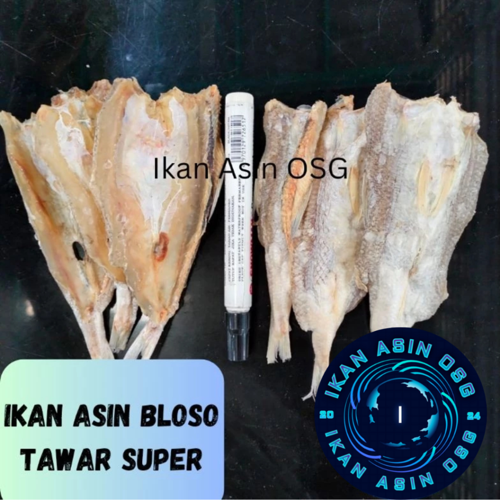 

Ikan Asin Bloso Tawar Super 1kg, 500gr, 250gr