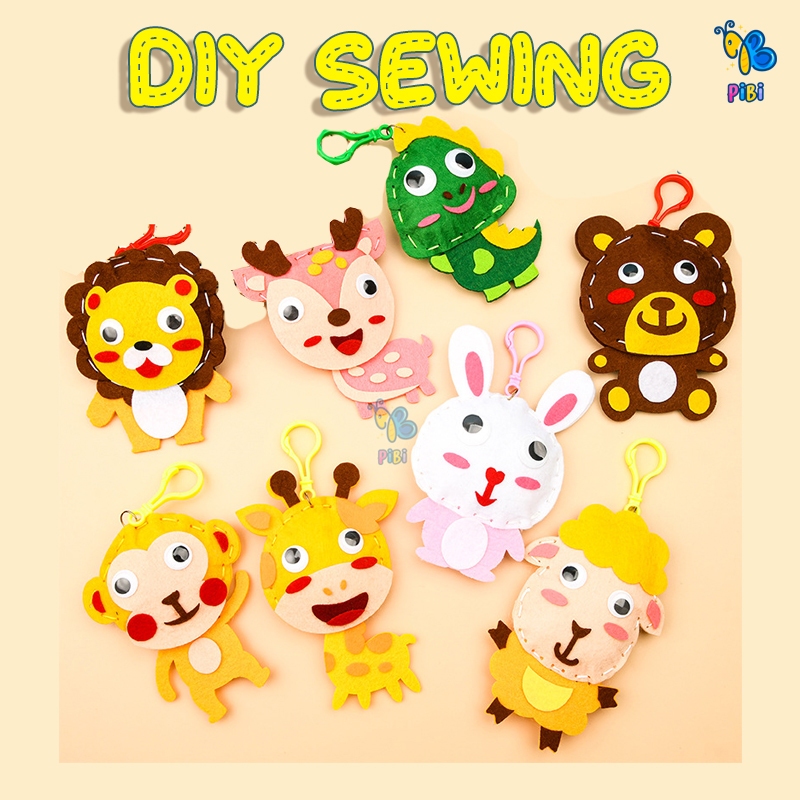 PIBI - DIY Sewing Animal / DIY Activity / Mainan Edukasi Anak