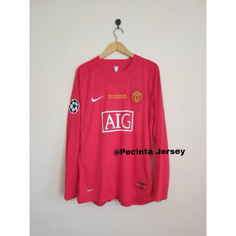 Jersey Retro Rare M4NCH3ST3R UN1T3D Home 2007 2008 RONALDO 7