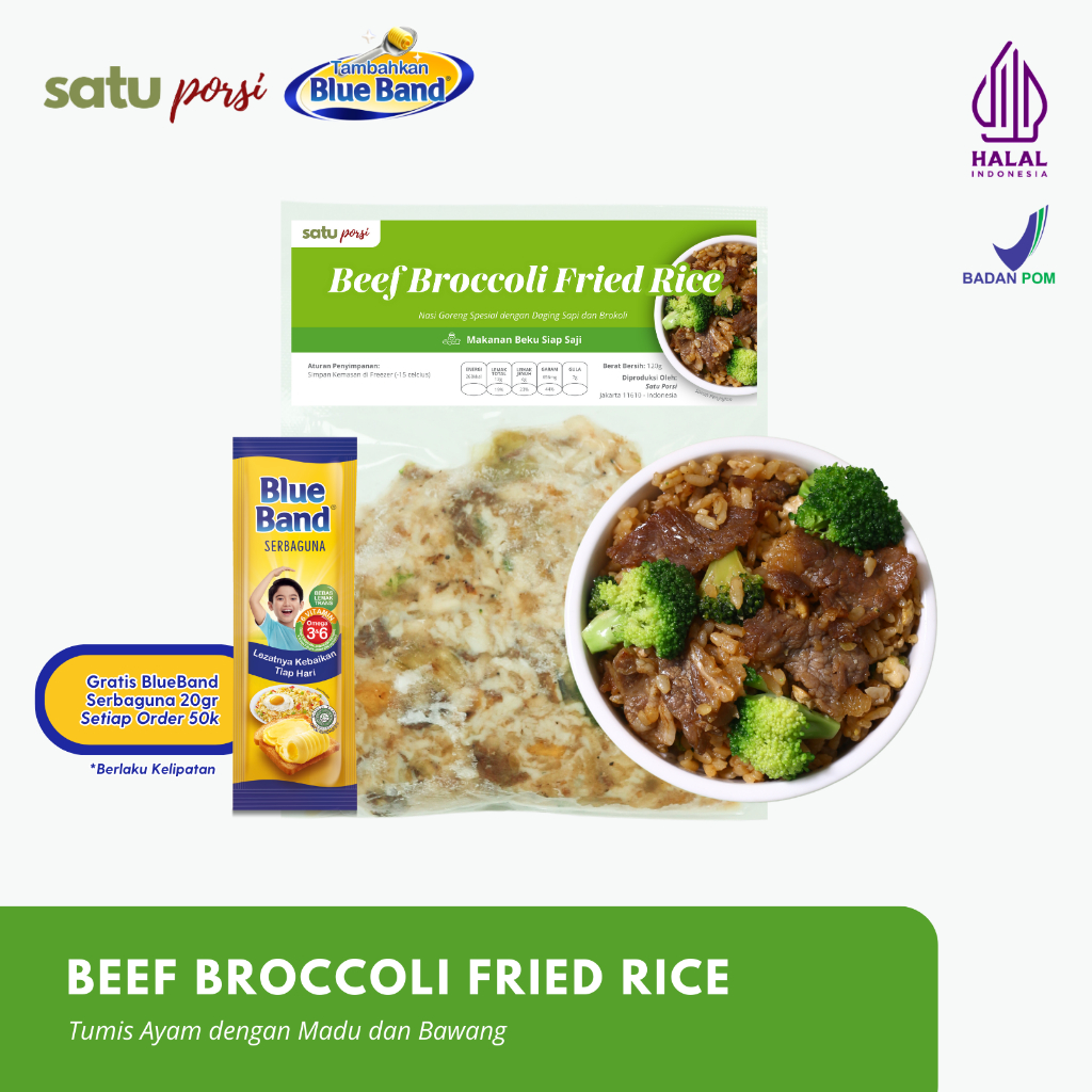 

Satu Porsi Beef Broccoli Fried Rice