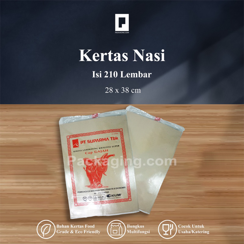 Kertas Nasi Coklat/Kertas Bungkus/Kertas Minyak
