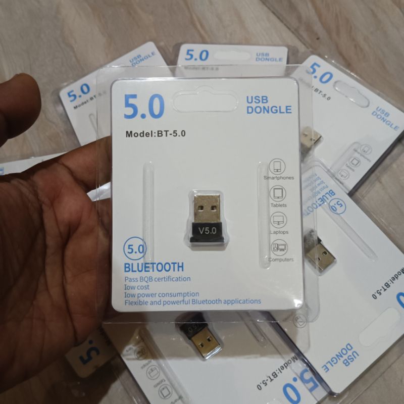 usb bluetooth 5.0 dongle adapter nano usb laptop pc komputer