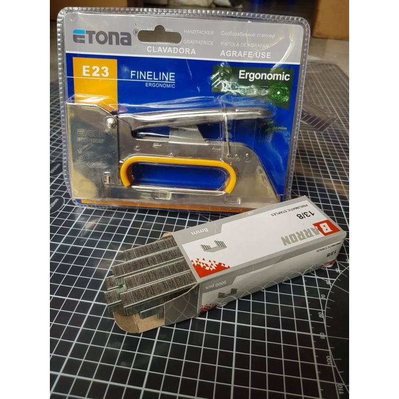 

JOK MOTOR PREMIUM, ETONA R23 TACKER + 1 BOX 13/8 BARRON. PAKET Guntacker