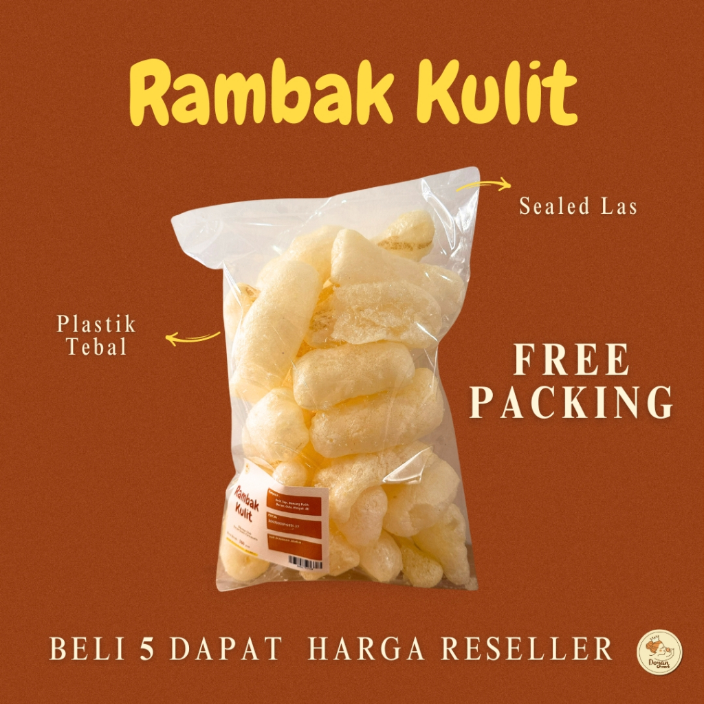 

KRUPUK RAMBAK SAPI / RAMBAK KULIT ASLI