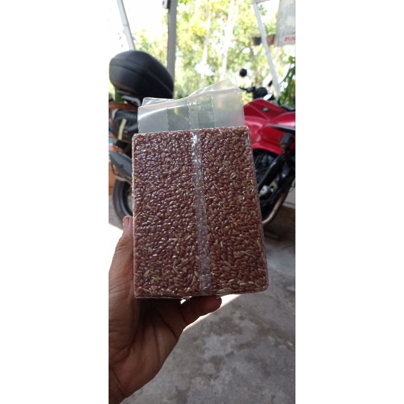 

beras merah organik kemasan 1 kg
