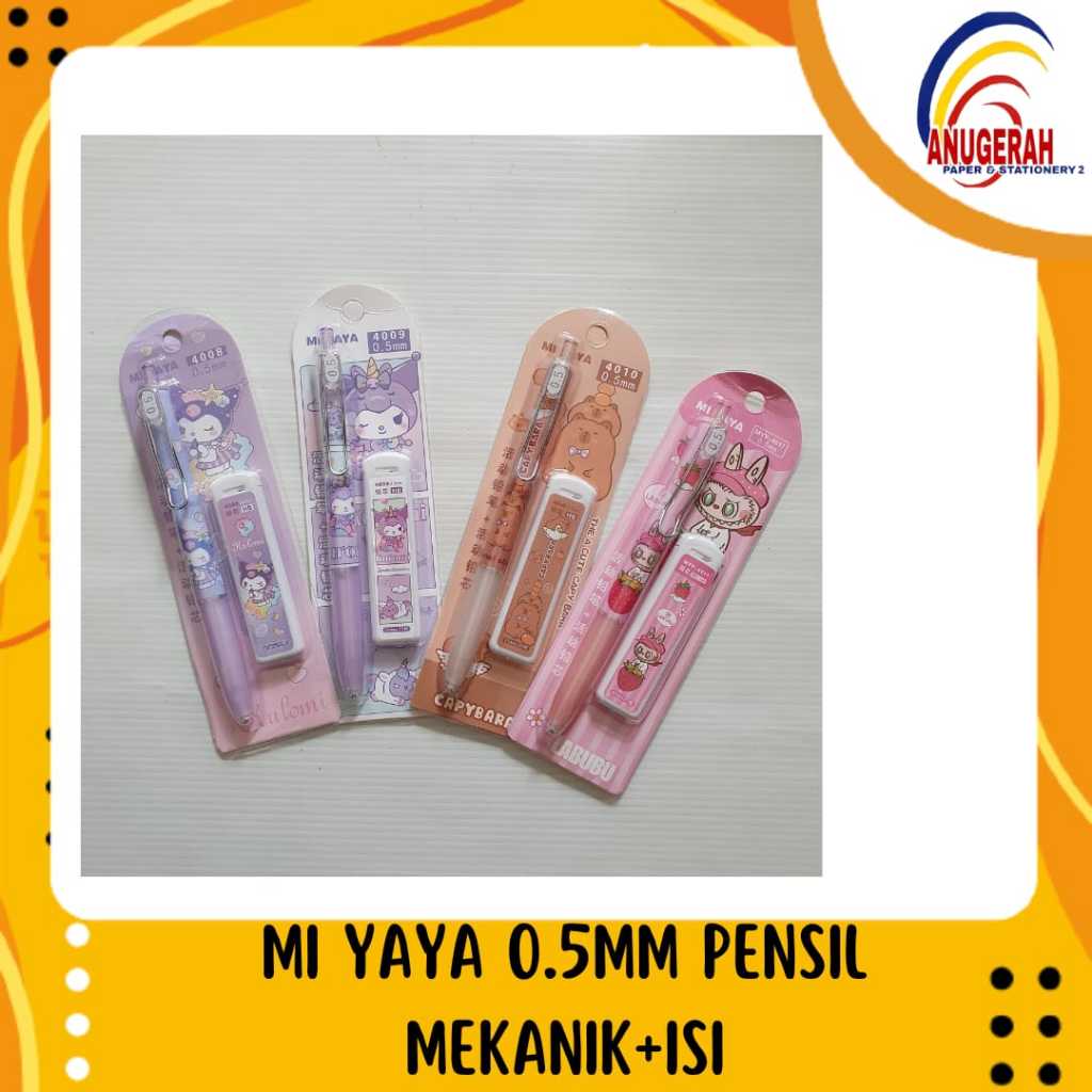 

MI YAYA 0.5MM PENSIL MEKANIK + ISI (SET)
