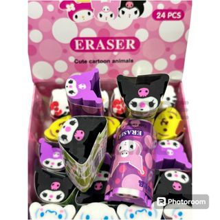 

Stip Penghapus Karet Karakter Kepala Sanrio Kuromi Eraser Pensil Cute Eraser Kawaii Sanrio Lucu