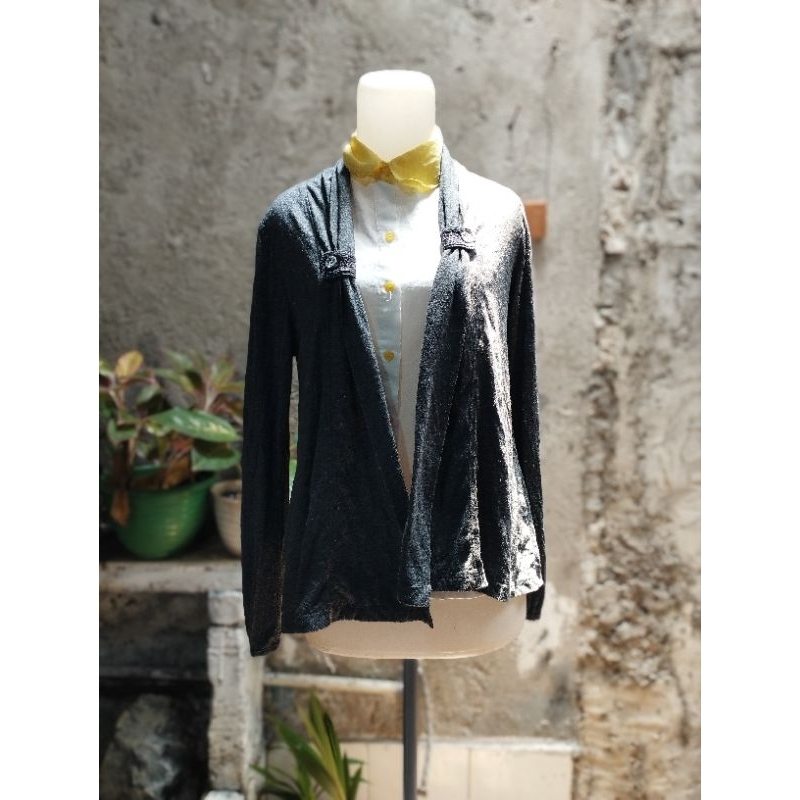 Outer cewe luaran perempuan cardigan wanita cardi preloved QQ 380 fashion wanita atasan cewe baju lu