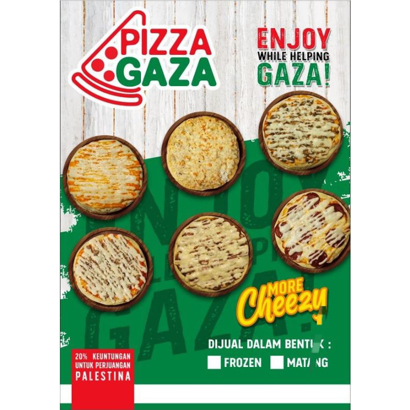 

Pizza Gaza size small