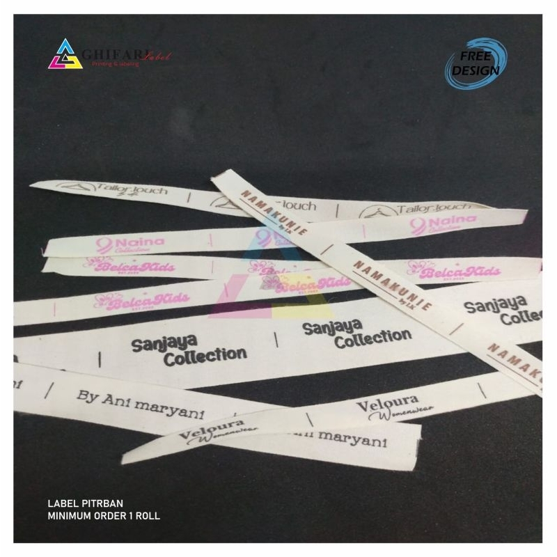 

label katun import / katun halus / label hijab / label pakaian