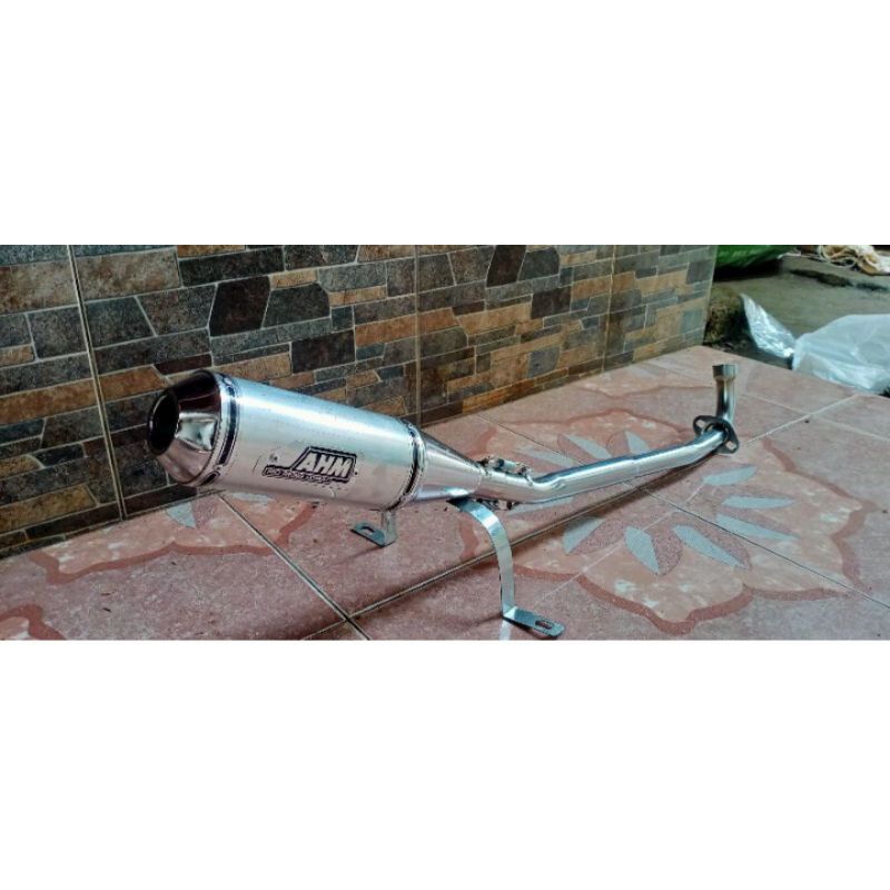 Knalpot Racing Kenalpot AHM Supra x Supra X125 Jupiter z Revo Karisma Vega ZR