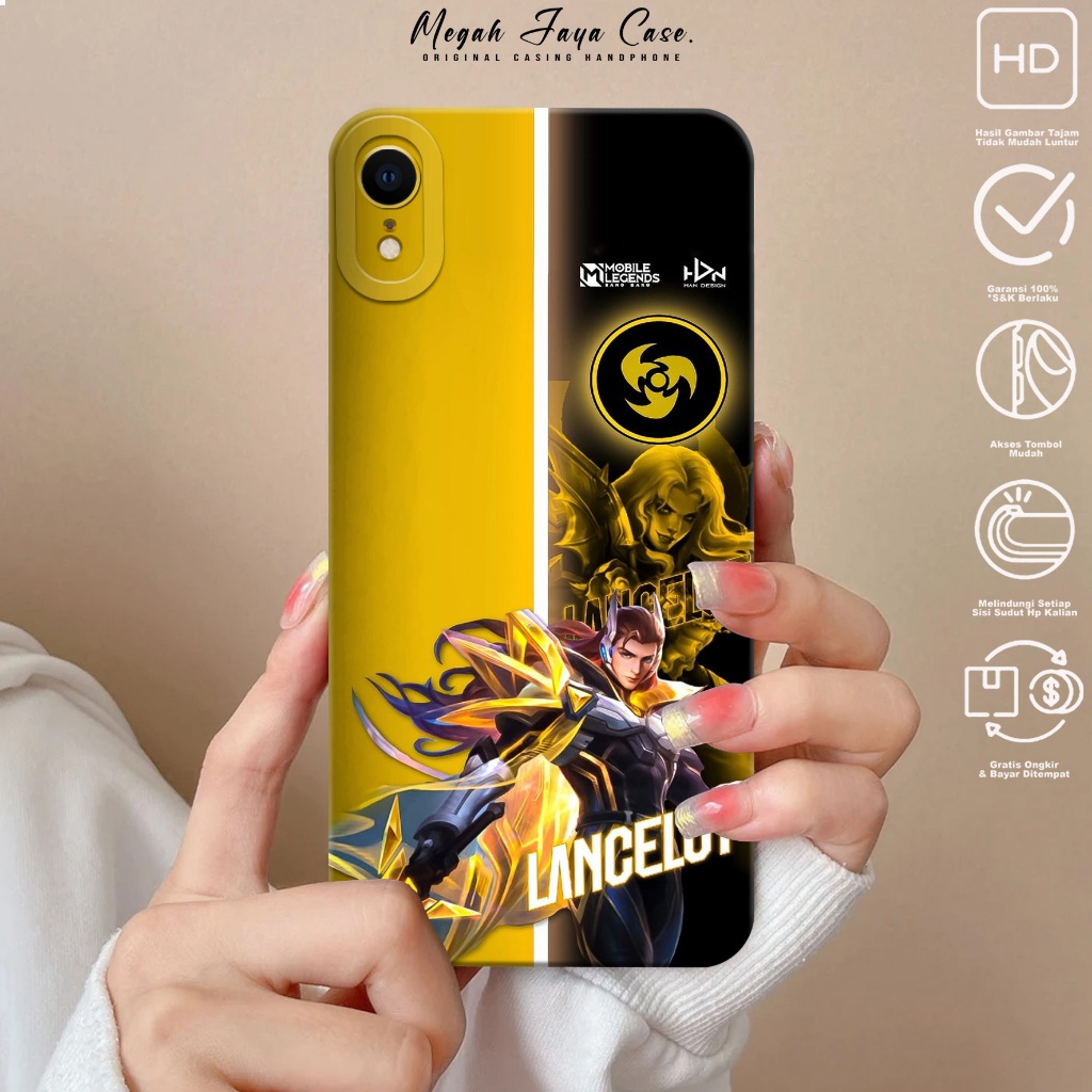 Case Iphone XR - Casing Hp Iphone XR Motif Hero MobileLegend - Silikon Hp Iphone XR - Cover Hp - Kes