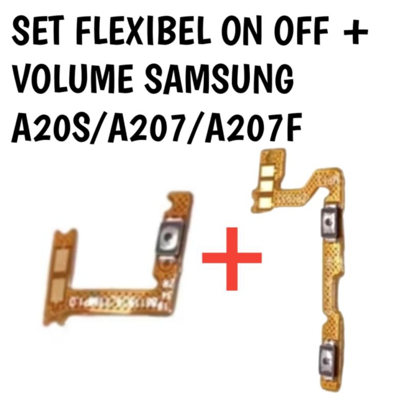 FLEXIBEL ON OFF+VOLUME SAMSUNG A20S/A207/A207F | SET FLEXIBEL SAMSUNG A20S