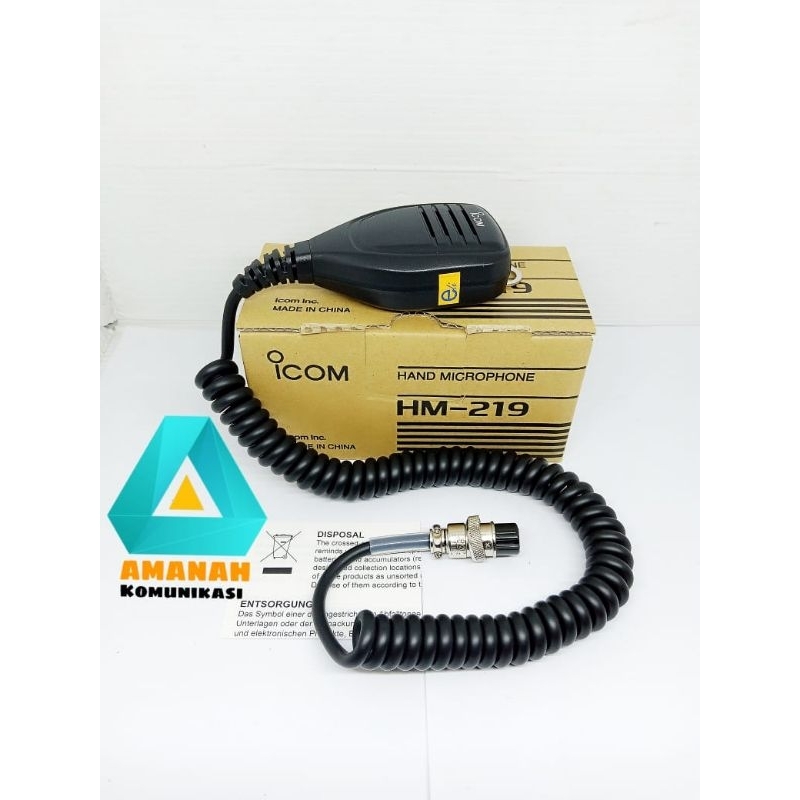 External mic microphone Radio Rig icom ic 718 ic 7300 HM 219 original