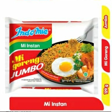 

Indomie goreng jumbo 129g aneka rasa