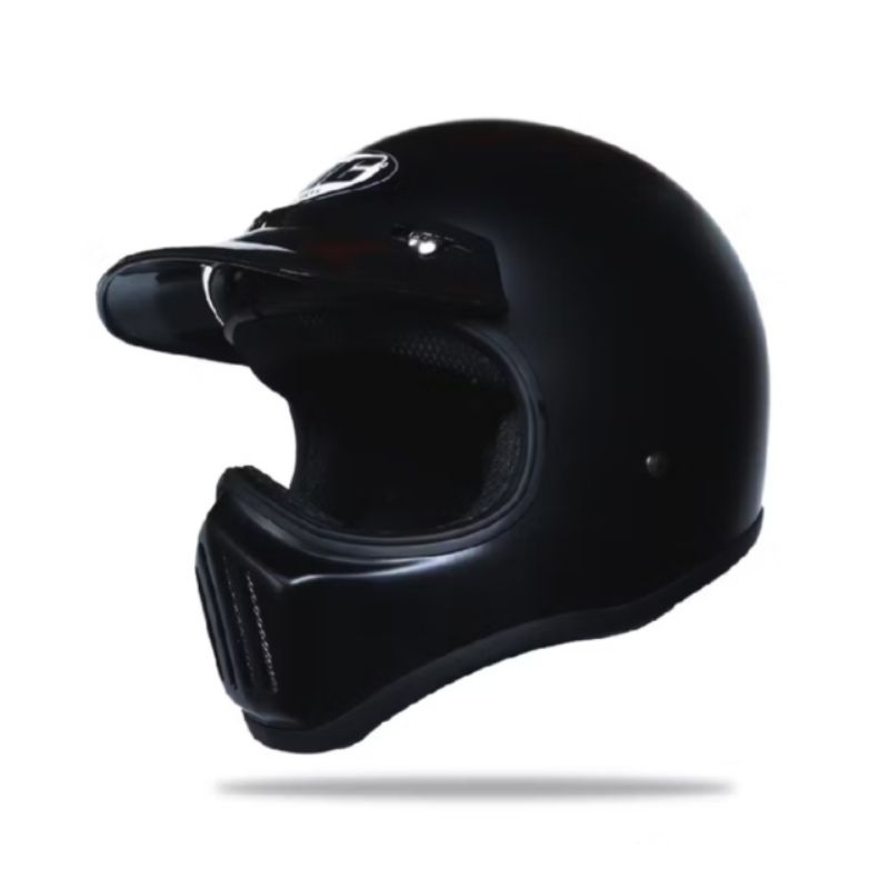 HELM CAKIL HBC HITAM DOFF SECOND