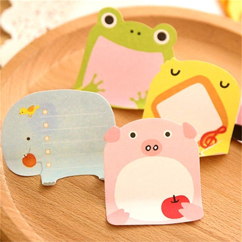 

RD Sticky Notes Motif Hewan Tempelan Kertas Catatan Memo Note Karakter Animal Mini Book Karakter Binatang Lucu