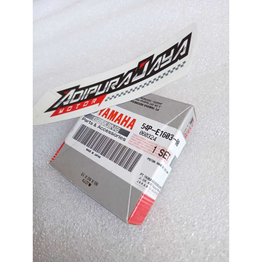 Ring Seher Set Ring Piston Original Genuine Yamaha Mio soul Fino fi Mio j Xride Soul Gt 54P-E1603-00