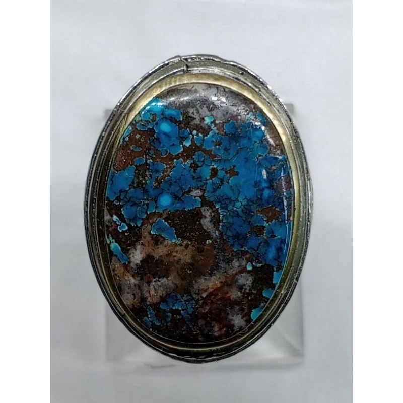 Batu cincin pirus Persia biru