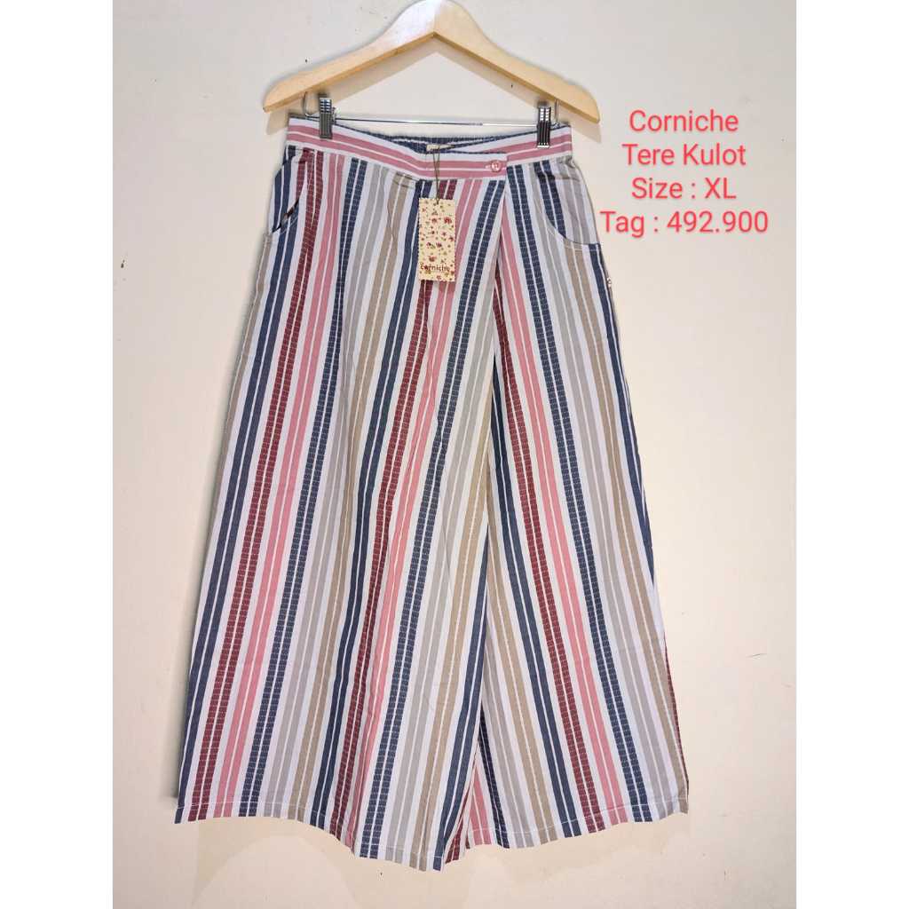 CORNICHE Tere Kulot Celana Kulot Pakaian Wanita Original