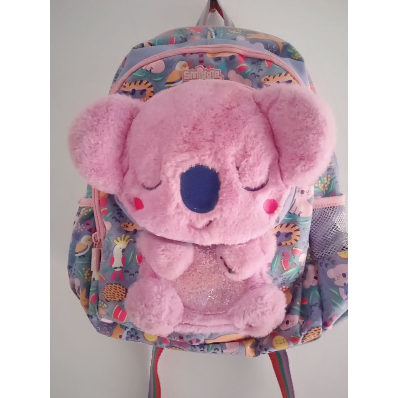 Backpack/Ransel Smiggle Animal Koala Original 100% Size 36x12x26cm (Preloved)