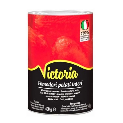 

Tomato Peeled Vitoria / Tomat Kupas Victoria - 400 Gram