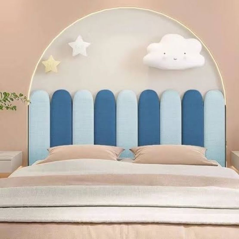 HEADBOARD - Headboard aesthetic / Headboard Wallpanel / Headboard Tempel / Headboard Empuk full busa