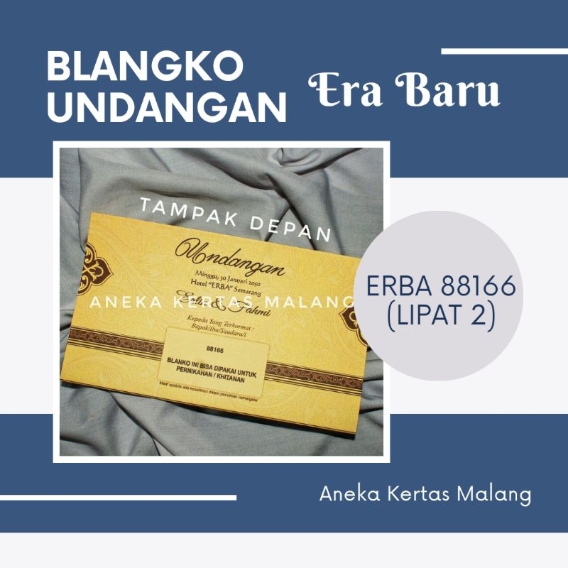 Blangko Undangan Erba 88166 (Cek Deskripsi)