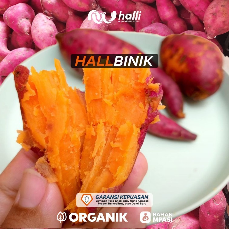 

Hallibinik, Ubi Jepang Organik. MANIS ALAMI!