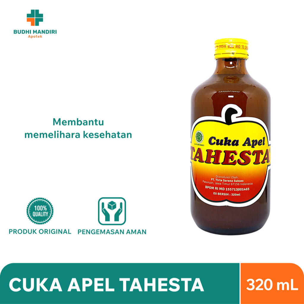 

Cuka Apel Tahesta 320ml - Membantu Memelihara Kesehatan