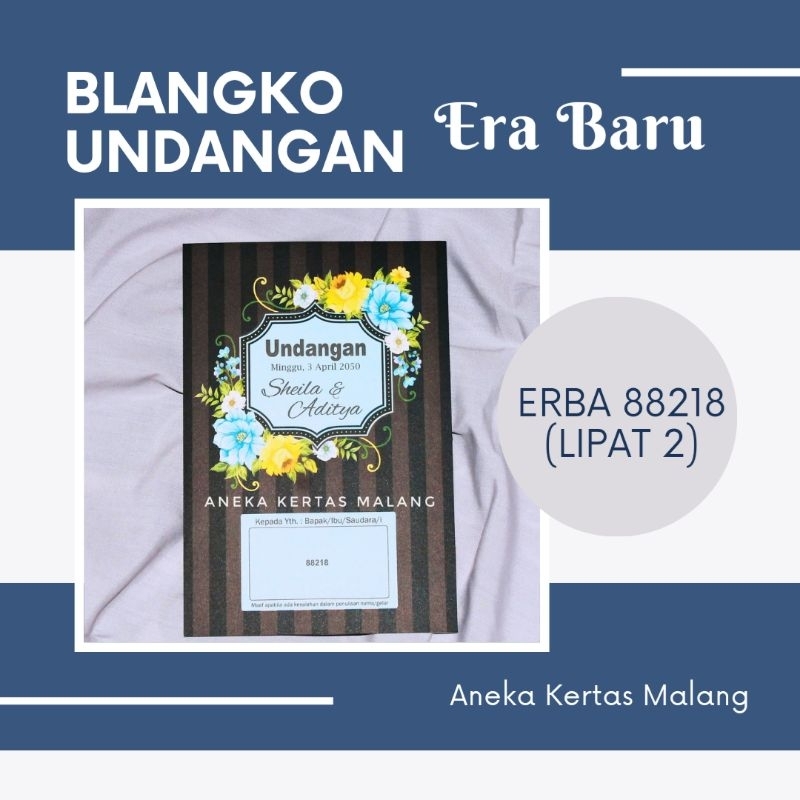 Blangko Undangan Erba 88218 (Cek Deskripsi)