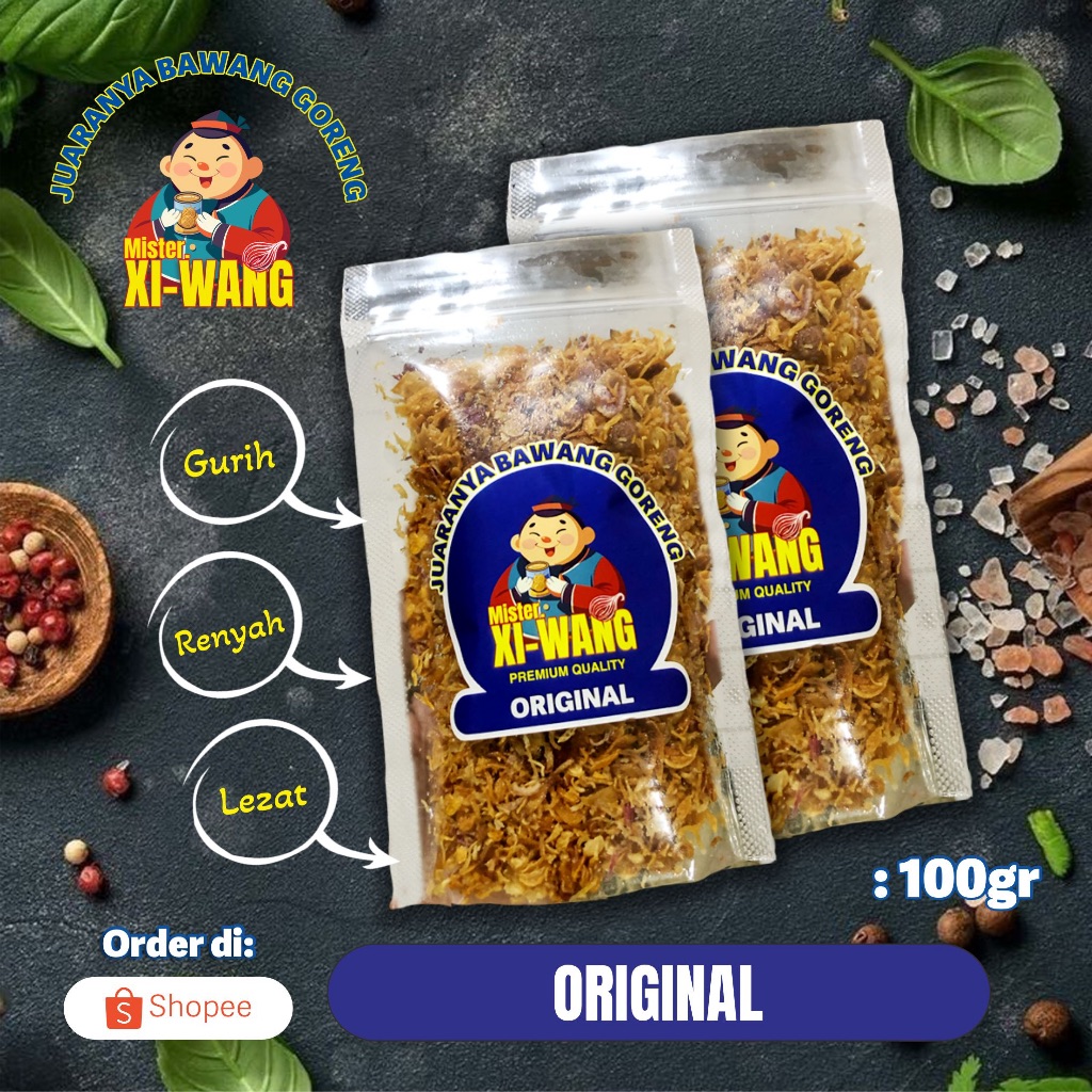 

Bawang Goreng Premium Mister Xi-Wang - Original 100gr
