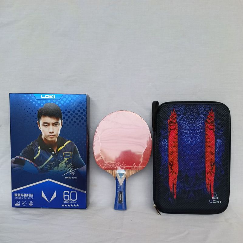 bet tenis meja LOKI carbon star 6.0 original/bet pingpong loki star 6.0