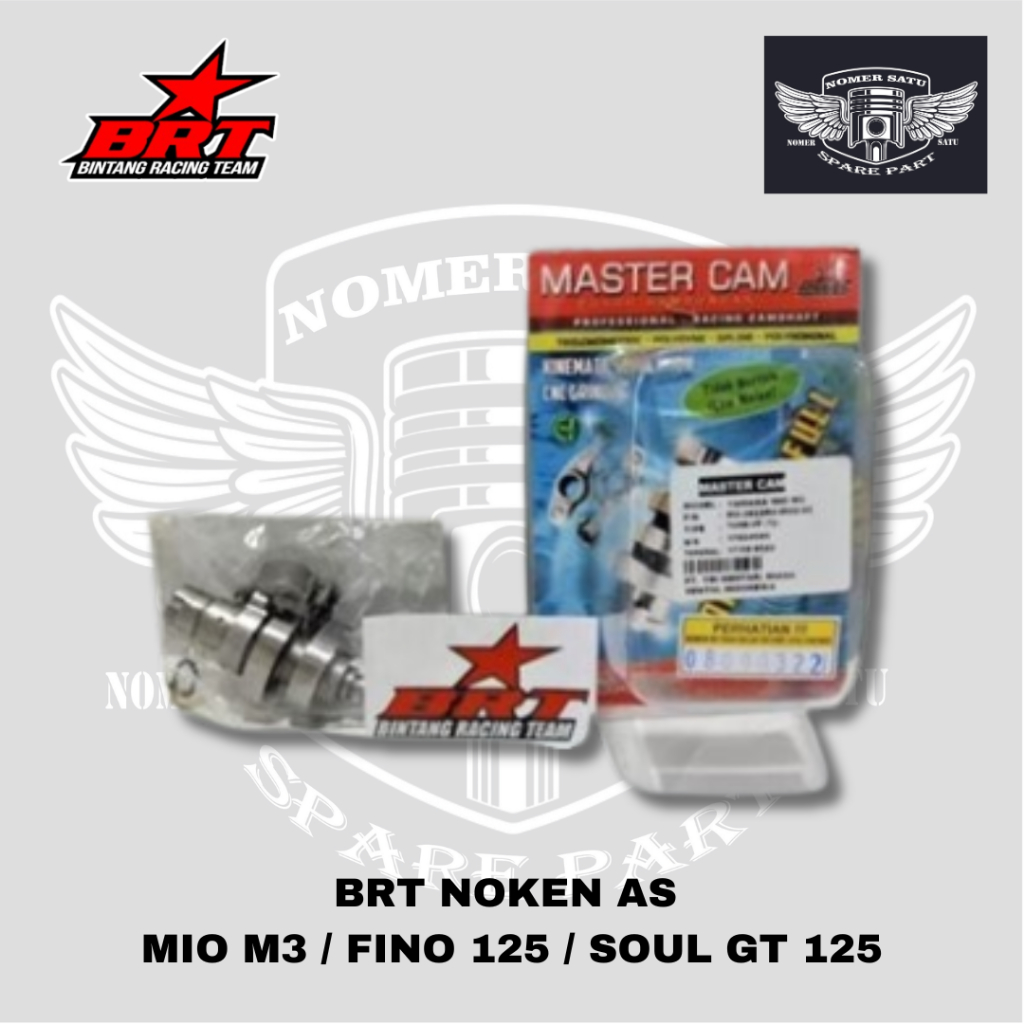 BRT NOKEN AS SUPER MASTER CAMSHAFT MIO M3 MIO Z FINO 125 SOUL GT 125 TIPE T1 T2 ORIGINAL BRT 100%
