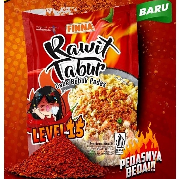 

Finna Rawit Tabur Bubuk 9g sch// Cabe bubuk