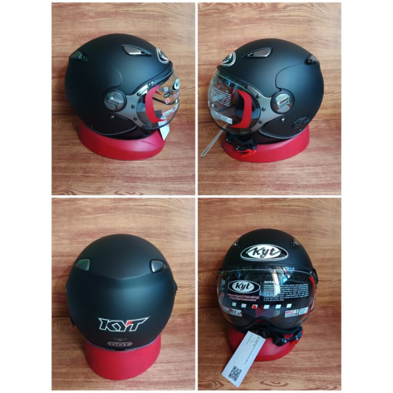 Helm kyt elsico solid black doff