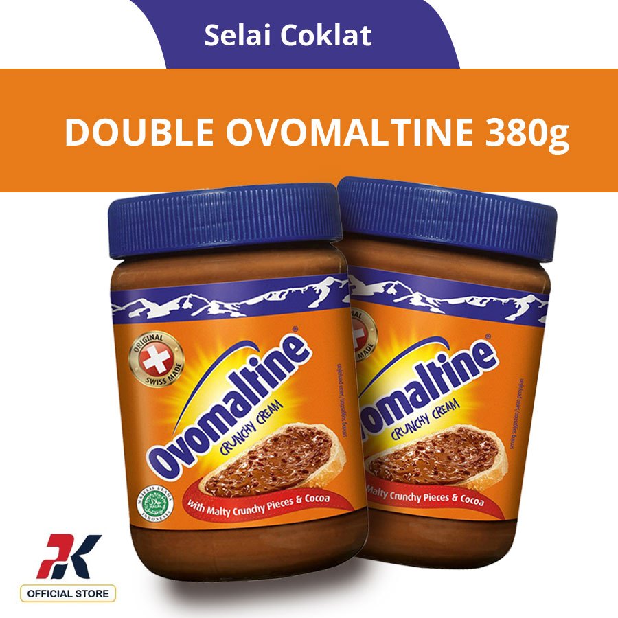 

Double Ovomaltine Selai Coklat Crunchy 380g