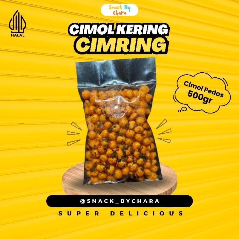 

Cimol Kering/Endog Lewo 500gr Pedas Daun Jeruk/Original gurih Camilan Ringan Snack ByChara