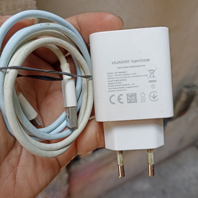 Charger Huawei bekas pakai Copotan P20pro Mate 20 p30 Second Original 22.5 bawaan asli