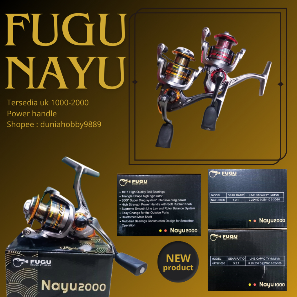 REEL FUGU NAYU 1000-2000 PH (ORIGINAL)