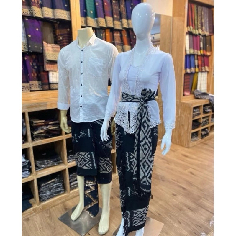 SAPUT BALI GROSIR - saput bali pria terbaru - tenun blanket-udeng-endek-kuning - saput anak laki-lak