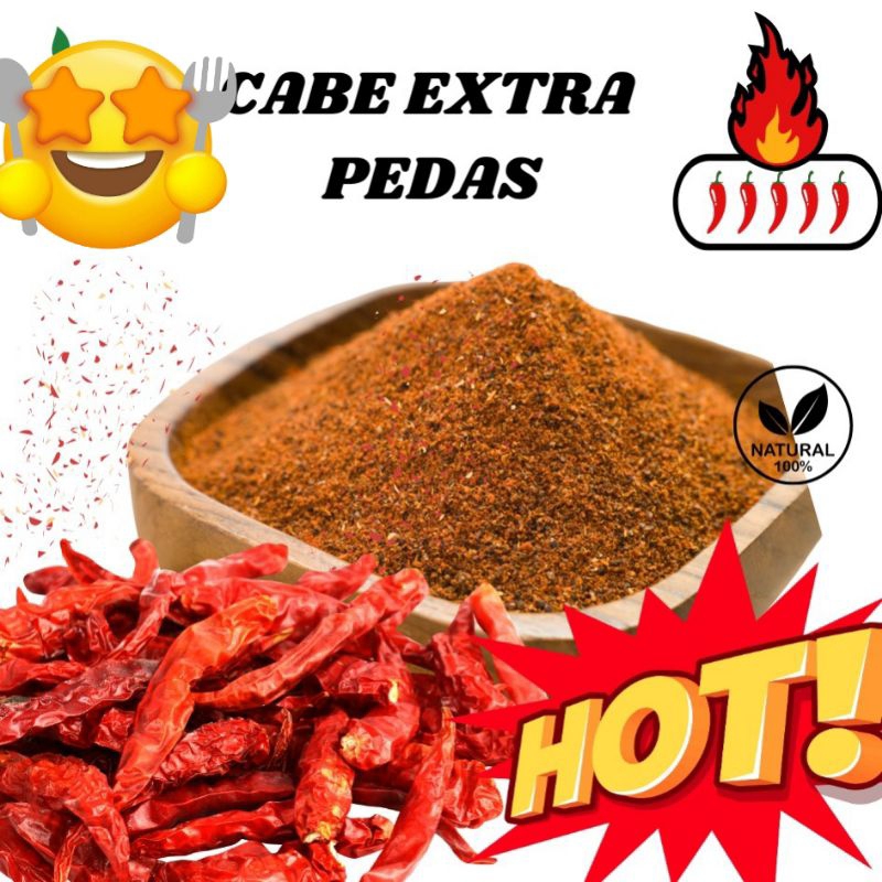 

cabe bubuk extra pedas (500 g)